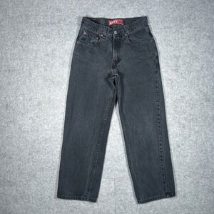 Levi's Denim girls 16 Slim 26x28 Black 550 Relaxed Fit‎ Vintage Fade Streetwear